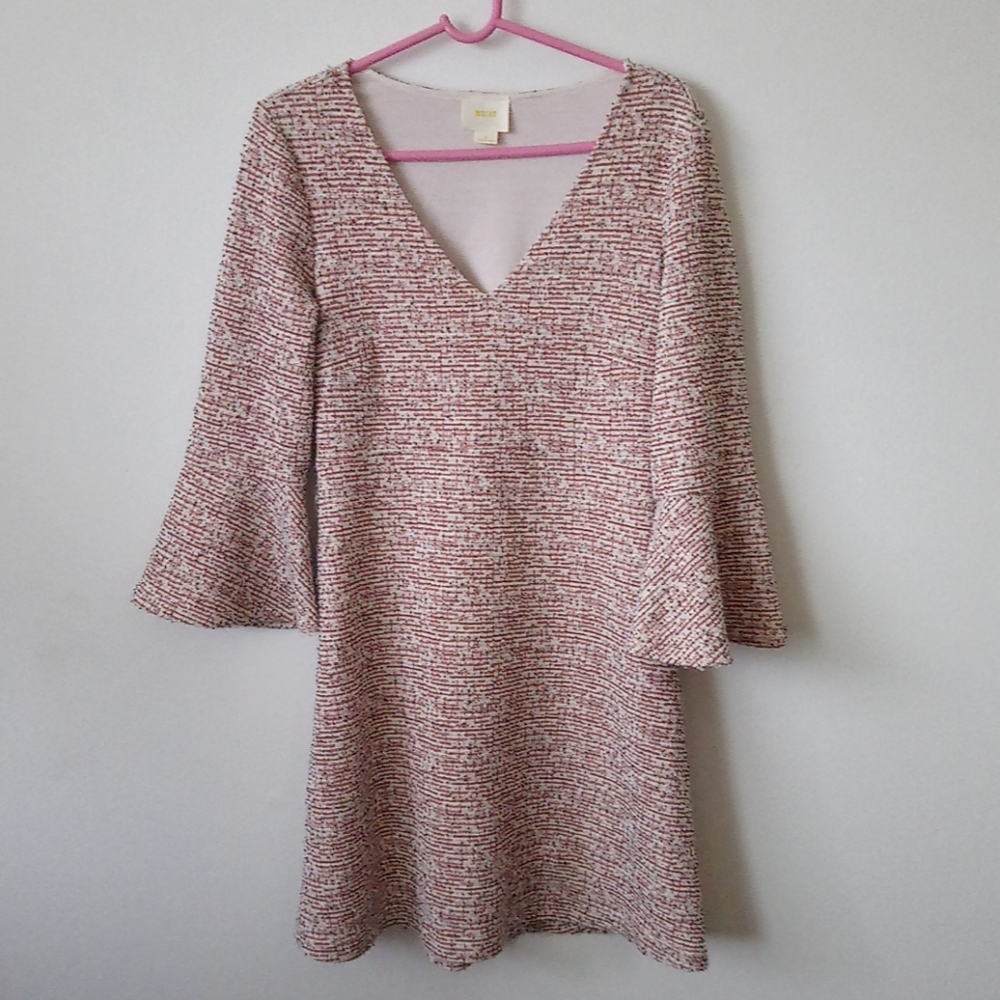 Anthropologie flair sleeved dress